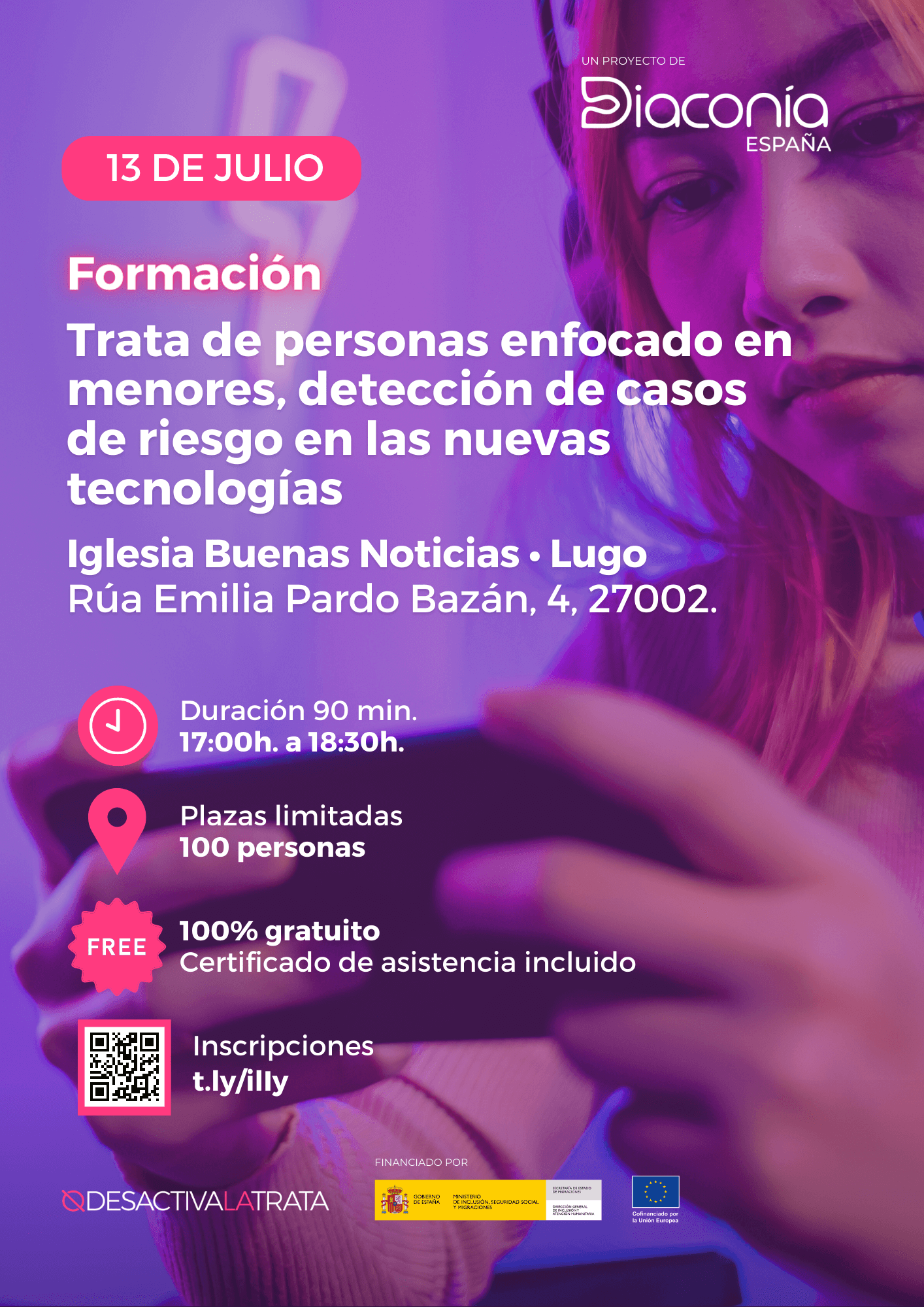 Carteles Formación Trata en Lugo