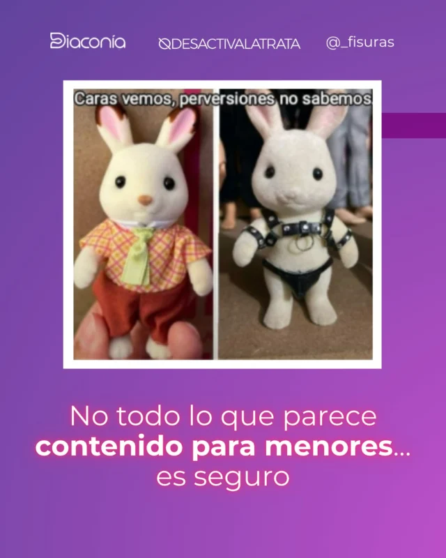 Identificar estos contenidos, prevenir riesgos y crear un entorno digital más seguro es clave.
✅ Recomendaciones básicas: 
🔒 Configura controles parentales. 
👨‍👩‍👧 Acompaña el uso de pantallas, especialmente en vacaciones. 
📲 Revisa los sonidos, hashtags y tendencias. 
🚫 Bloquea canales o cuentas sospechosas. 

#desactivalatrata #violenciadigital #violencia