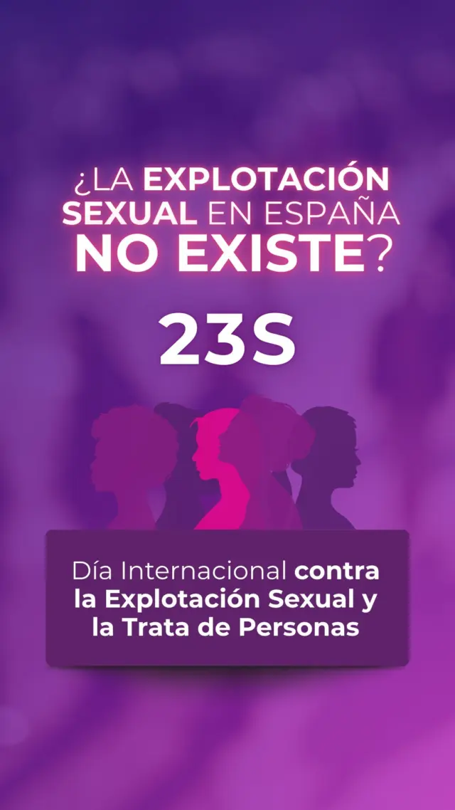 🚨 No es ficción, es la realidad en España.
La explotación sexual es una de las violencias más graves y ocultas: el 96% de las víctimas son mujeres y niñas.

Este 23 de septiembre, Día Internacional contra la Explotación Sexual y la Trata de Personas, alzamos la voz para decir ¡basta ya!

👉 Súmate a la lucha. Informa, comparte y actúa.

#23S #DiaconíaEspaña #NoALaTrata #ExplotaciónSexual