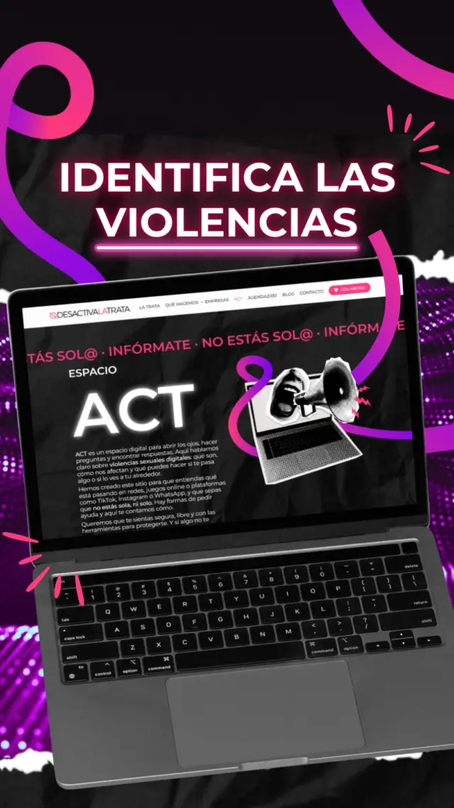 A veces no hace falta que te pase a ti para sentirte incómoda.
Recibir contenido sexual no solicitado también es violencia digital.
💡 Entra en espacio ACT para reconocer estas violencias:  LINK EN LA BIO
📩 desactivalatrata@desactivalatrata.es
📞  Telf. 24H: +34 667 62 62 13
✨ Si algo te hace dudar, habla. No estás sola.
#DesactivaLaTrata #EspacioACT #ViolenciaDigital #CiberseguridadConPerspectiva